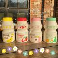 480ml Plastic Water Bottle Cute Tour Drinking Bottles Shaker Yakult Shape Kawaii Milk Carton Glass Water Bottles For Girl Bidon.