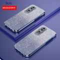 lthmy for Honor 80 Pro case electroplating colorful soft glitter TPU cellphone cover luxury phone casing.