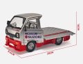 Suzuki Carry Pickup Truck 1:24 Alloy Diecast Model – Modified Design, Sound & Light, Pull-Back Toy for Kids Gift.