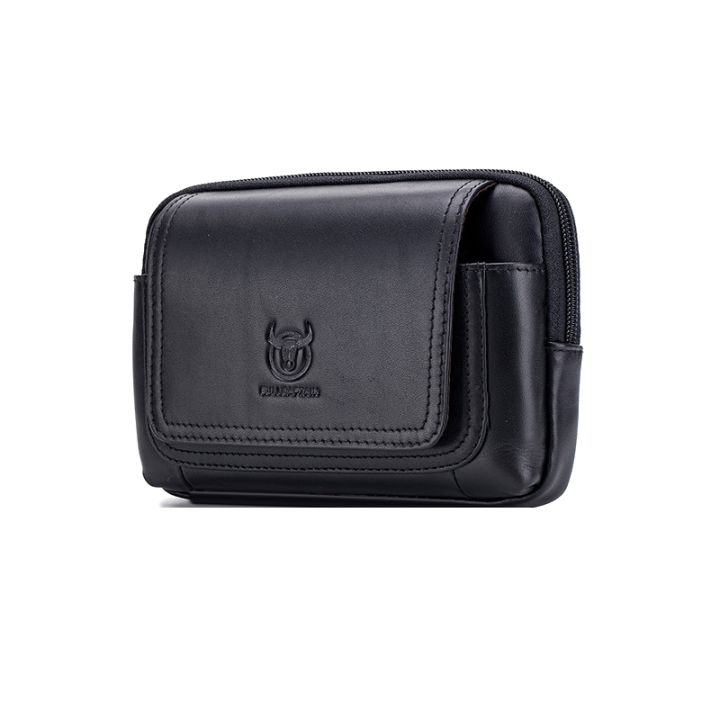 BULL CAPTAIN Leather Multifunctional Waist Bag For Men