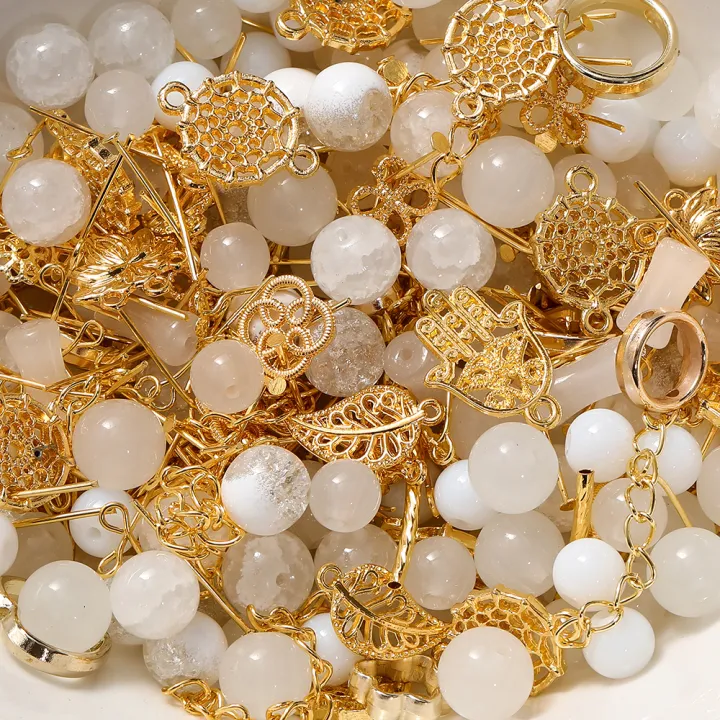 St.kunkka%2030g%20Mixed%20Round%20Glass%20Beads%20Slub%20Beads%20With%20Metal%20Accessories%20For%20DIY%20Bracelets%20Necklaces%20Jewelry%20Jewelry%20Accessories%20Making%20-%20Image%207