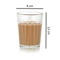 Indian Cutting Chai Tea Cup - Set Of 6 - Savor Authentic Indian Tea With This Charming Tea Cup Set-28. 
