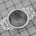 Tea Strainers with Drip Bowls (2-Pack); Elegant Stainless Steel Loose Leaf Tea Strainers Exquisite Product. 