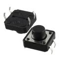 12 x 12mm x 7.5mm Panel PCB Momentary Tactile Tact Push Button Switch DIP 3PCS.