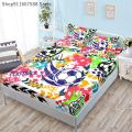 Football Sports Mattress Protector Soccer Bedding Elastic Fitted Sheet Kids Bed Cover Twin Full King Size.