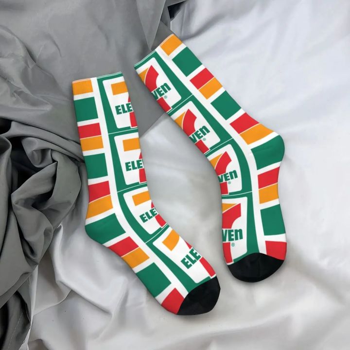 711%207-11%207-Eleven%20Store%20Logo%20Product%20Socks%20Cozy%20High%20Quality%20Crew%20Sock%20Super%20Soft%20for%20Womens%20Present%20-%20Image%203