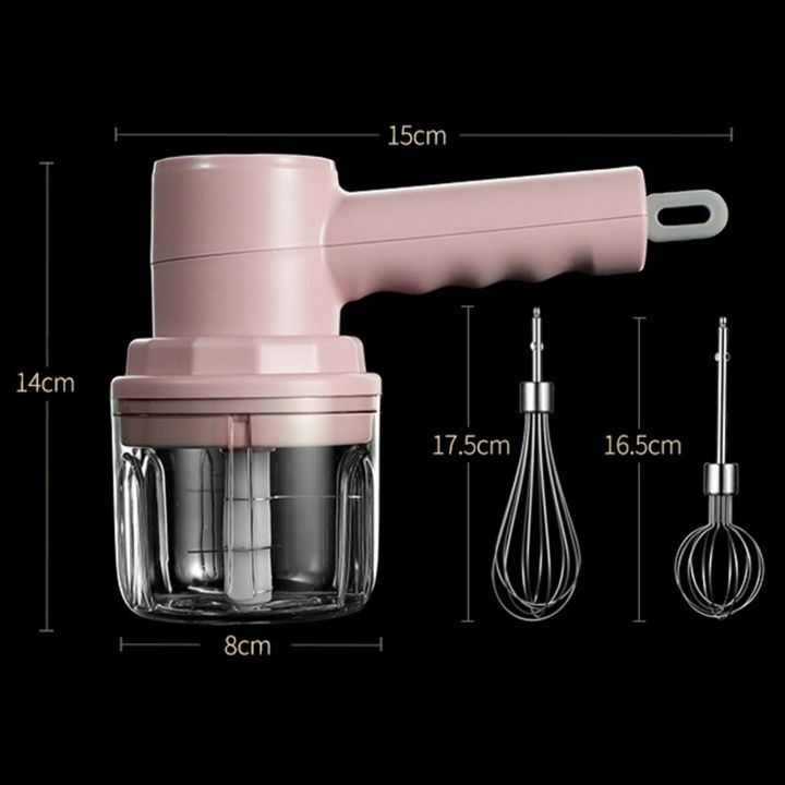 3In1%20Electric%20Blender%20Wireless%20Food%20Cream%20Mixer%20USB%20Electric%20Egg%20Beater%20Handheld%20Garlic%20Chopper%20Meat%20Grinder%20Green%20-%20Image%2010