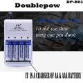 Doublepow U82 4Slot 1.2V Rechargeable AA AAA Battery Charger. 