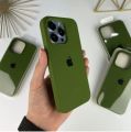 For Apple iphone 13/ iphone 13 Pro / iphone 13 Mini / iphone 13 Pro Max Liquid Silicone Case Luxury Shockproof Soft Touch Premium Case Back Cover Silicone Green Color.