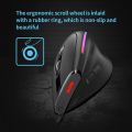 ZELOTES T-50 Wired Vertical RGB Gaming Mouse Optical Mouse 9Buttons 12800 DPI Adjustable for PC Computer Laptop Desktop Notebook.