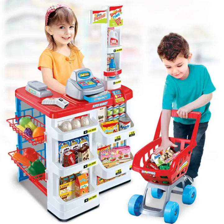Kids%20Play%20Pretend%20Supermarket%20with%20Trolley%20Toy%20Set%20Shopping%20Market%20Set%20-%20Image%202