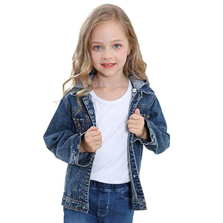 মেয়েদের ডেনিম জ্যাকেট