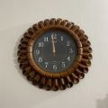 Vintage Fiber Made Oreva Decorative Wall Clock-39cm. 