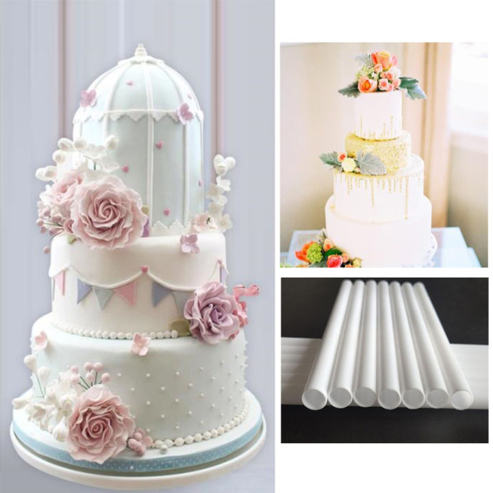 10Pcs%20Cake%20Dowels%20White%20Plastic%20Cake%20Support%20Rods%20Round%20Dowels%20Straws%20Reusable%20BAWEI%20-%20Image%203