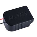 Oein Battery Adapters For Makita Bosch 18V Power Connector Adapter Dock Holder With 14 Awg Wires Connectors Power Black. 