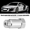 M18X1.5 Oxygen O2 Sensor Adapter Converter Car CEL SES DTC Fix Check Engine Light Eliminator O2 Extender Spacer.