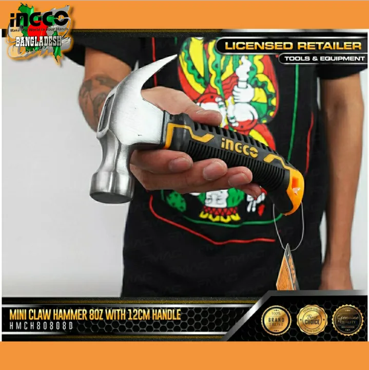 MINI%20CLAW%20HAMMER%208OZ%20INGCO%20(HCH81008D)%20NEW%20MODEL%20-%20Image%203