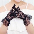 Lace Full Finger hand socks for women premium net wedding Hand Gloves. 