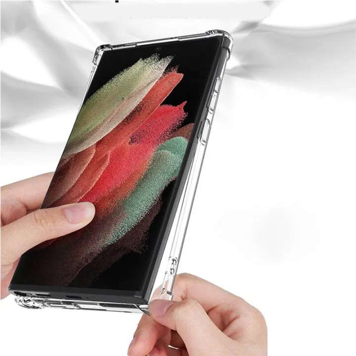 Samsung%20Galaxy%20S22%20Ultra%20TPU%20Back%20Cover%20Shockproof%20Silicone%20Bumper%20-%20Transparent%20-%20Image%204