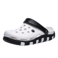 Men Sandals Autumn Hole Shoes Crok Rubber Clogs Women EVA Unisex Garden Shoes White Beach Flat Sandals Slippers. 