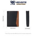 MENSPE Men Short Wallet Drawable Card Slot Design RFID Block Wallet Coin Wallets Soft Microfiber Genuine Leather Wallet Multi-Card Position ID Credit Cards Holders Coin Bag Business Wallets. 