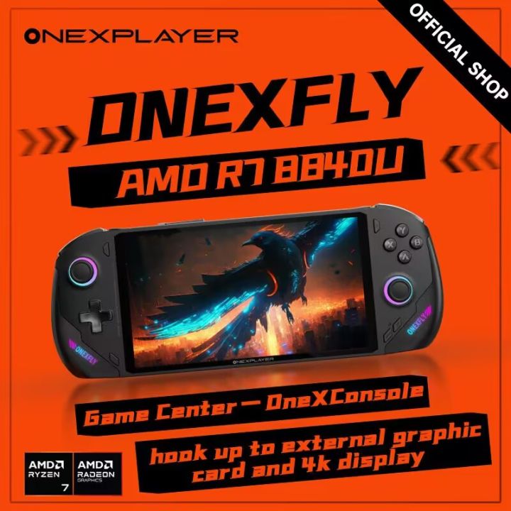 New Onexplayer ONEXFLY 7 Inch AMD R7 8840u Wins Gaming Console Handheld Console Notebook Laptop Portable Gaming Console