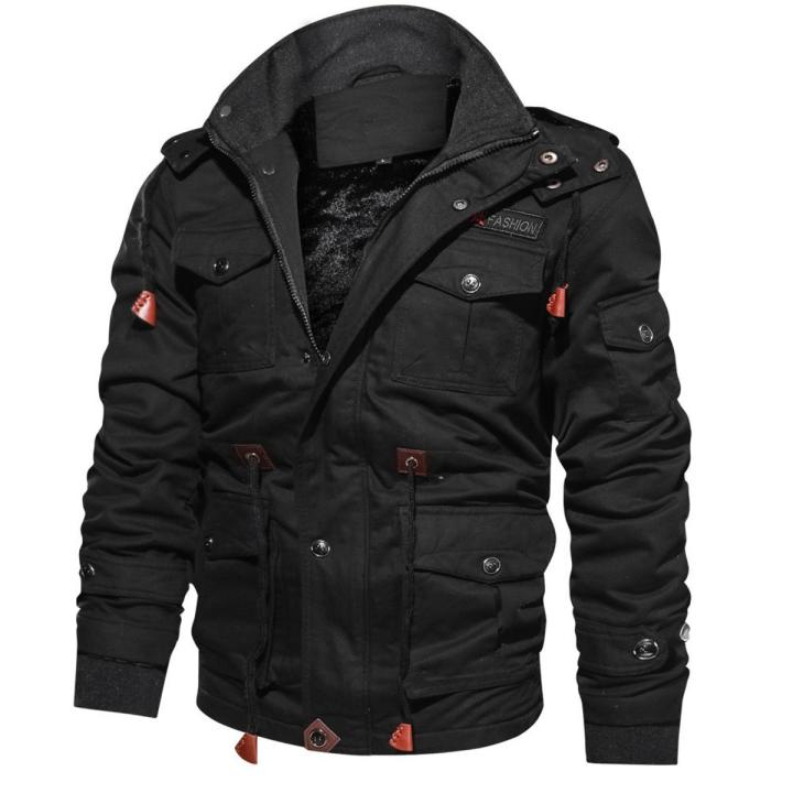 Winter Jacket Men Casual Thick Thermal Coat ot Jackets Air Force