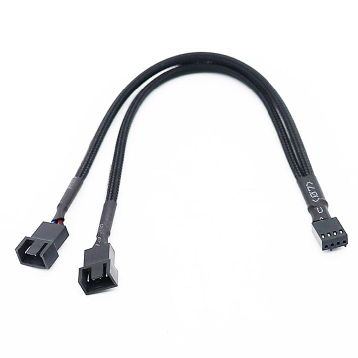 4 Pin Y Splitter Cable 4 Pin PWM Female to 3/4 Pin Motherboard CPU Fan PC Case