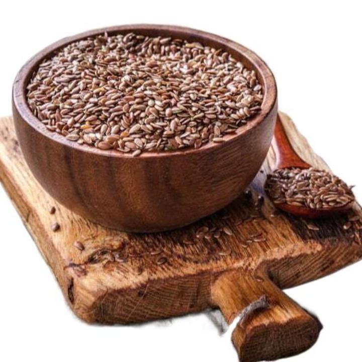 Roasted Brown Flax Seeds/ Tishi Seed/ Tishi Bij Vaja- 500 gm