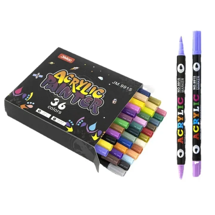 Double%20Headed%20Acrylic%20Marker%20Dual%20Color%20Waterproof%20Pen%20Soft%20Nib%20Student%20Art%20For%20Glass%20Stone%20Metal%20Wood%20Plasctic%20Paper%20-%20Image%205