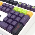 EVA 13 GMK 135 Keys Anime Mechanical Keyboard PBT Keycaps XDA Profile DyeSubbed Colorful Gaming Custom Key Caps.