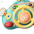 Kids Steering Wheel Toy Interactive Baby Musical Toys for Birthday Gift Kids. 
