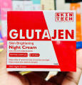 GLUTAJEN Whitening & Brightening Night Cream - 20gm (Korean Glow Flora).