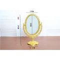 360 degree Rotation Removable Straw Shell Double-Sided Princess Mirror Makeup Mressing Mirror With MultiColor. 