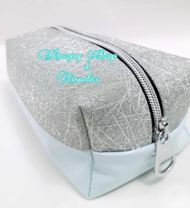 Cosmetics%20Pouch%20-%208"%C3%973.5"%20Dual%20Tone%20Makeup%20Carrying%20Pocuh%20for%20Women%20-%20Image%202