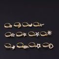 Piercing Nose Ring Hoop Woman Nose Septum Star Cross Wing Zircon Pendant Piercing Nariz Goth Body Jewelry Wholesale. 