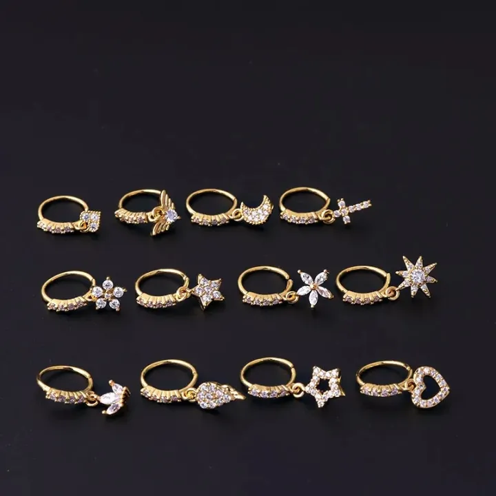 Piercing%20Nose%20Ring%20Hoop%20Woman%20Nose%20Septum%20Star%20Cross%20Wing%20Zircon%20Pendant%20Piercing%20Nariz%20Goth%20Body%20Jewelry%20Wholesale%20-%20Image%202