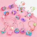 Children's 3D Stickers Machine Xmas Present Handcraft Portable Fun Party Favor Little Jewelry.