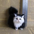 Cute Simulation Little Cat Plush Toys Soft Stuffed Kitten Model Cat Realist Animals For Kids Girls Birthday Christmas Gift. 