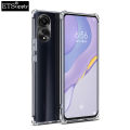 Phone case OPPO A58 4G cover Air Cushion Soft Silicone Clear Transparent Shockproof Cover for OPPO A58 4G Casing HP. 