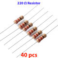 220 Ohm Resistors 1/4 W ±5% Carbon Film Single Resistor. 