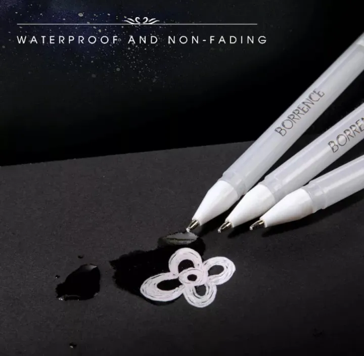 White%20Ink%20Color%20Photo%20Album%200.8MM%20Gel%20Pen%20(1%20Pcs)%20Cute%20Unisex%20Pen%20Gift%20For%20Kids%20Stationery%20Office%20Learning%20School%20Supplies%20-%20Image%203