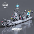 1560pcs 6 IN 1 Military Navy Ship Sets Building Blocks Toys Brick Aircrafted Carrier Army Warship WW2 Heavry Tank Headquarters KankongAgu.