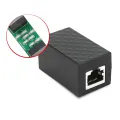 Network RJ45 SPD Surge Protector Thunder Lightning Arrester Protection Device for Ethernet Switch Router Device w/ 8 Detonator. 