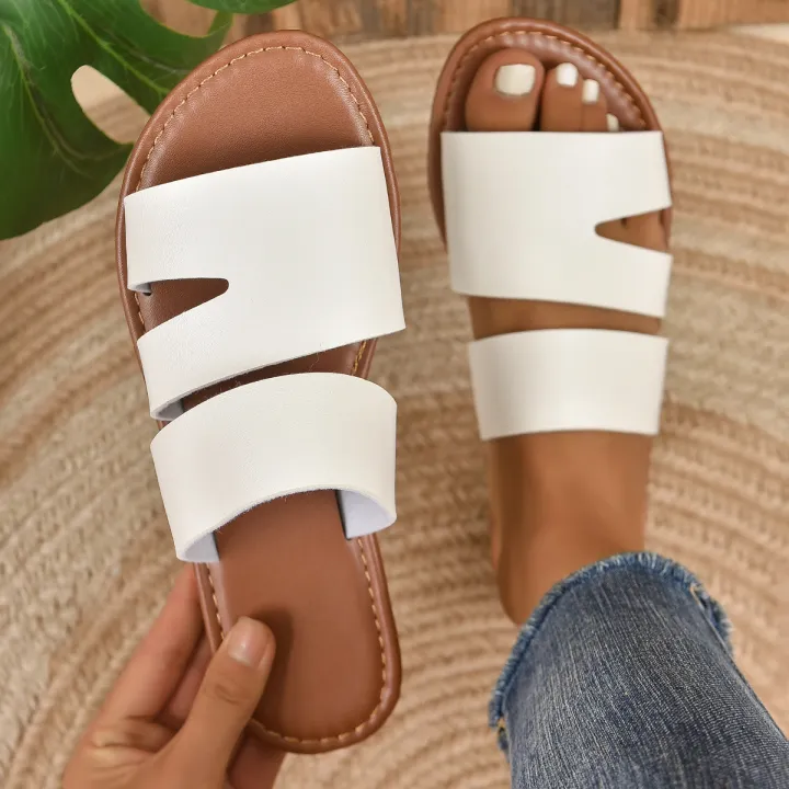 European%20and%20American%20style%20new%20sandals%20women's%20foreign%20trade%20plus%20size%202024%20spring%20and%20summer%20casual%20wear%20pullover%20toe%20strap%20flat%20slippers%20-%20Image%206