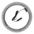 12v Car Auto Heated Steering Wheel Cover Heating Warm Winter. 