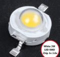 5Pcs- White 3W LED SMD Chip 3v 3.8v Super Bright Intensity SMD COB Light DIY. 
