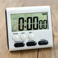 Kitchen Clock English 24-hour Electronic Timer Digital Reminder Alarm Clocks Cooking Countdown Timer LCD Multifunction Home. 