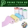 "3 Pcs Green Color Self-Adhesive Waterproof Label Sticker Paper Rolls for Mini Photo & Thermal Printer - Size 57mm x 30mm". 