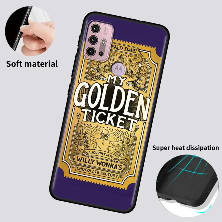 Wonka%20Ticket%20Gold%20Chocolate%20Case%20For%20Motorola%20G30%20G50%20G60%20One%20Fusion+%20G9%20Plus%20G8%20Power%20Lite%20E6s%20Edge%2020%20Lite%20Phone%20Cover%20Shell%20-%20Image%203